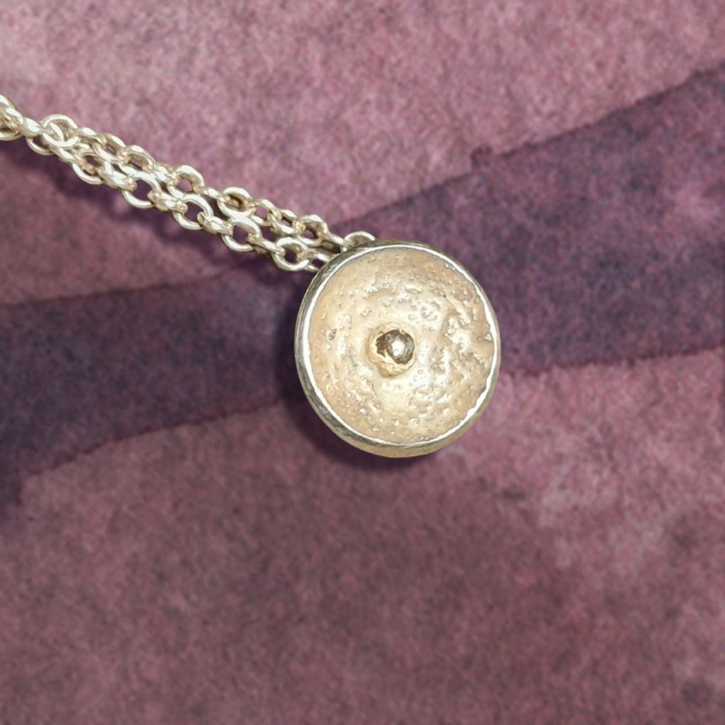 Kette Silber Gold rund klein