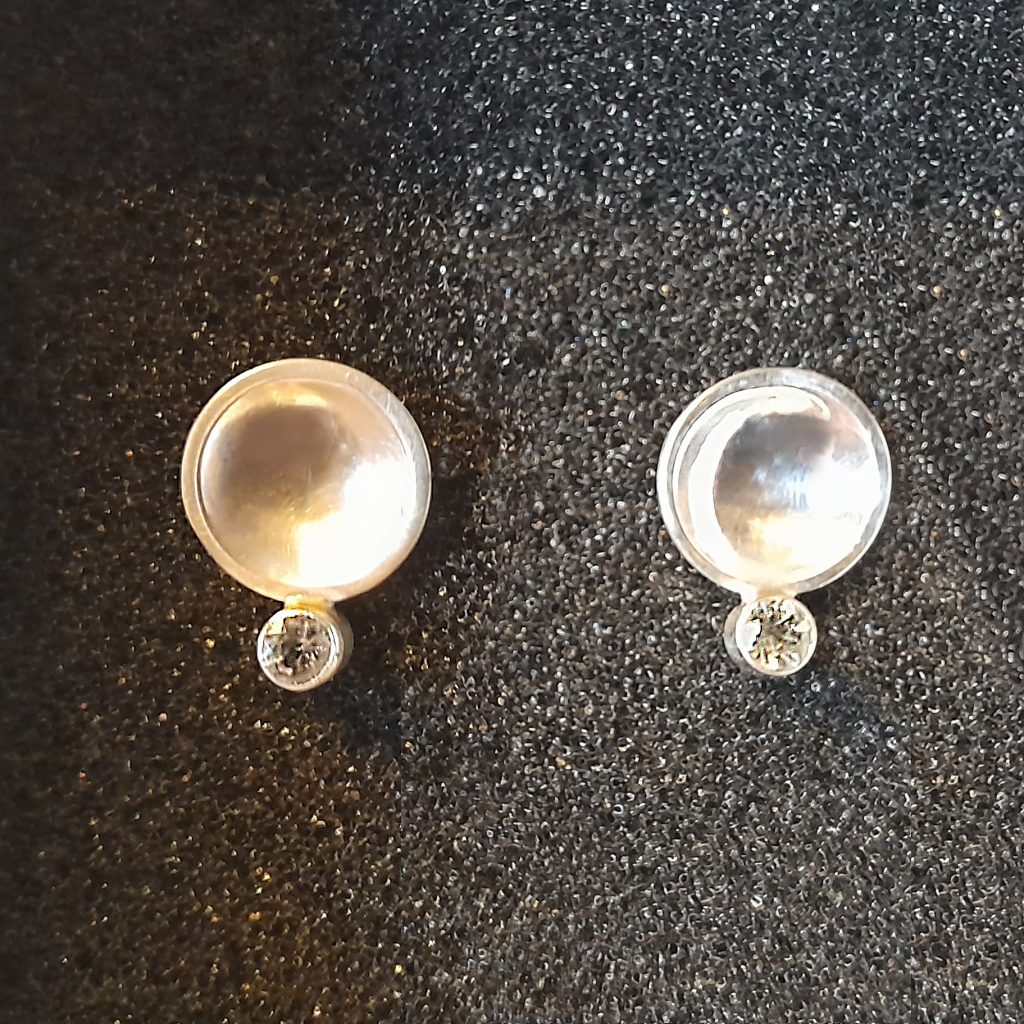 Ohrstecker_Silber_Aquamarin hell