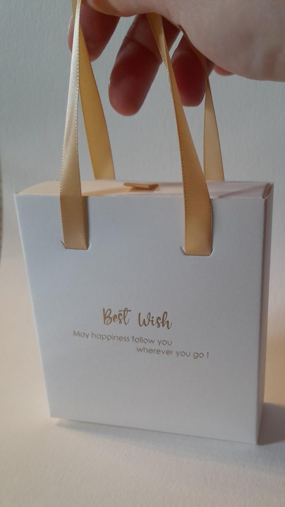 Ohrstecker Silber eckig Porzellan Krakelee rund