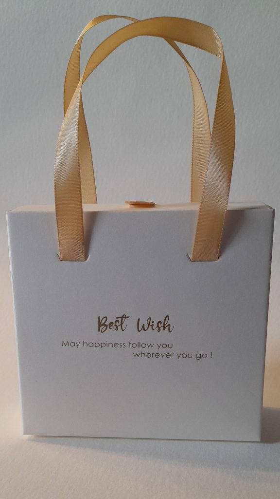 Ohrstecker Silber eckig Porzellan Krakelee rund