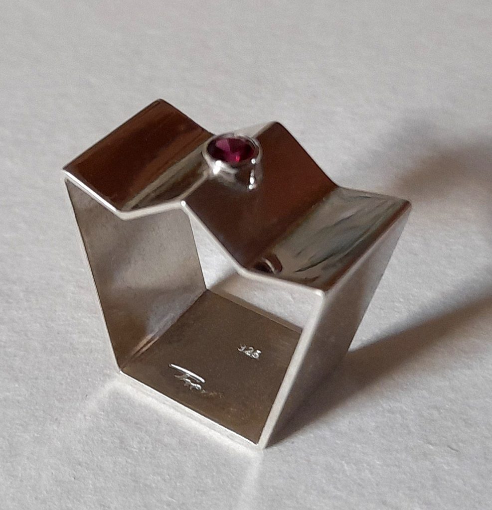 Ring Krone Rodolith Rund