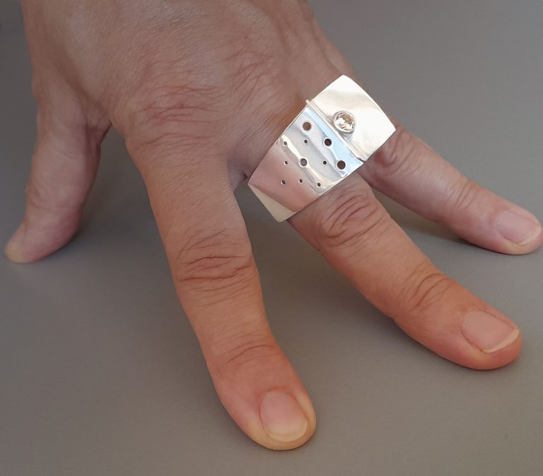 Ring-Kaleidoskop-Zirkonia-Rund